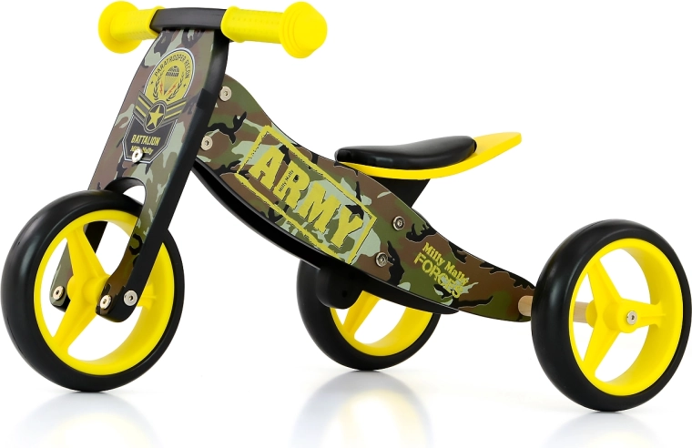 Milly Mally loopfiets Jake 2-in-1 Army