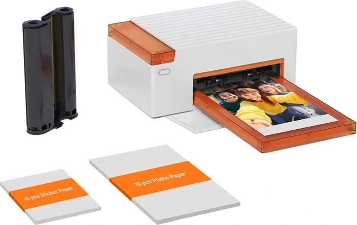 Liene Amber M210-fotoprinter 10 × 15 cm met 10 vellen papier
