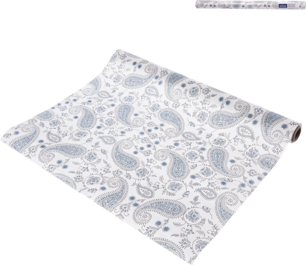 Papieren tafelloper met kasjmierpatroon 180 × 40 cm