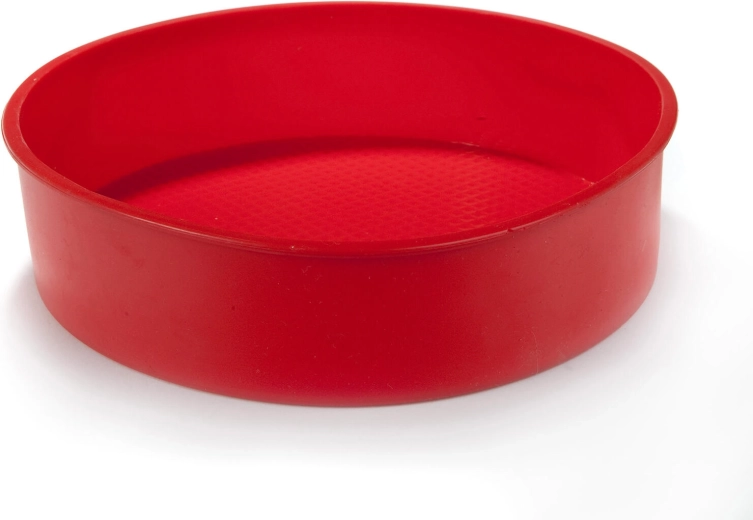 Siliconen taartvorm 24 cm Culinaria rood