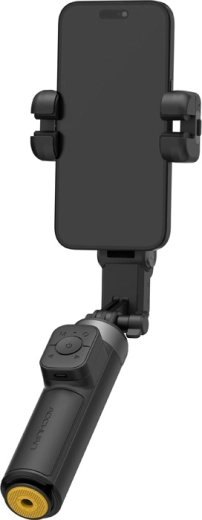 AOCHUAN M3 Pro mini telefoonstabilisator met AI-sensor, RGB-licht en afstandsbediening (zwart)