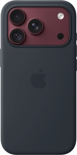 Apple siliconen hoesje met MagSafe voor iPhone 18 Pro – donkerblauw
