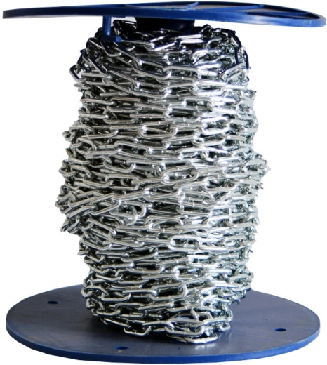 Kortschalmige ketting 30 m, 2,95 mm, draagvermogen 114 kg