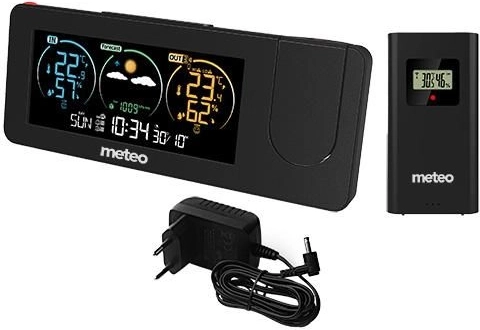 Digitale weerstation METEO met projector