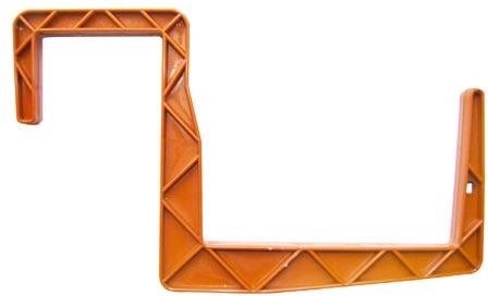 Kunststof houders voor bloembak met profiel, hangend 11 × 12 cm