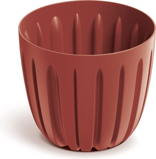 Bloempot Wario 16,8 cm retro rood kunststof