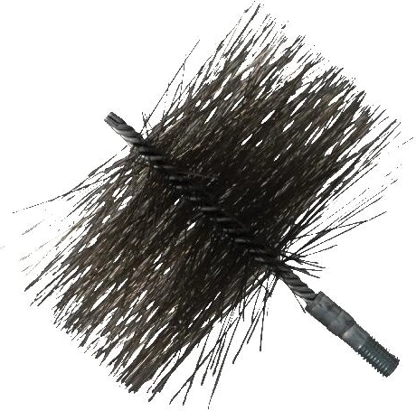 Ronde buisborstel 160 mm van roestvast staal