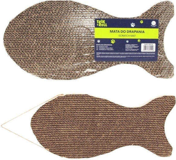 Krabmat voor katten in de vorm van een vis