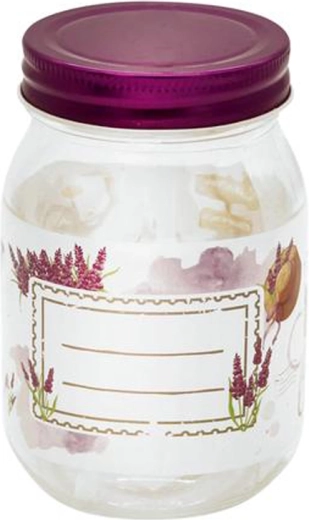 Inmaakglas met deksel TORO 500 ml Lavendel