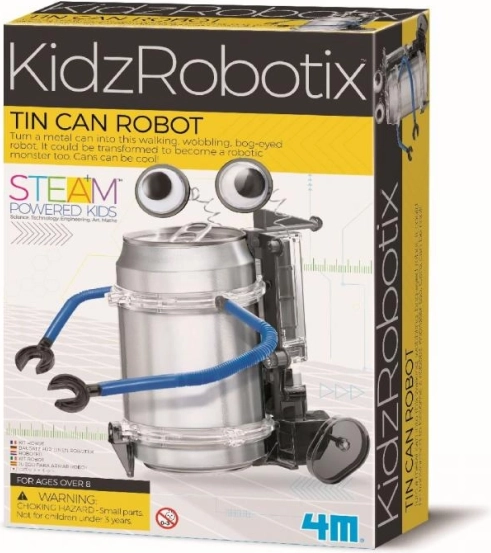 Blikjesrobot 4M – creatieve STEM-set voor kinderen