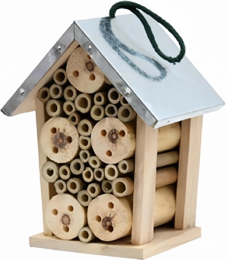 Houten insectenhotel 20 × 15,5 × 12 cm