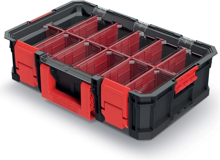 Modulaire transportbox 517 × 331 × 134 mm, zwart