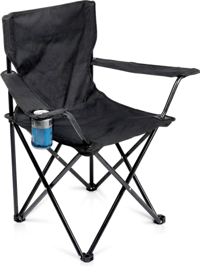 Opvouwbare toeristenstoel met hoes