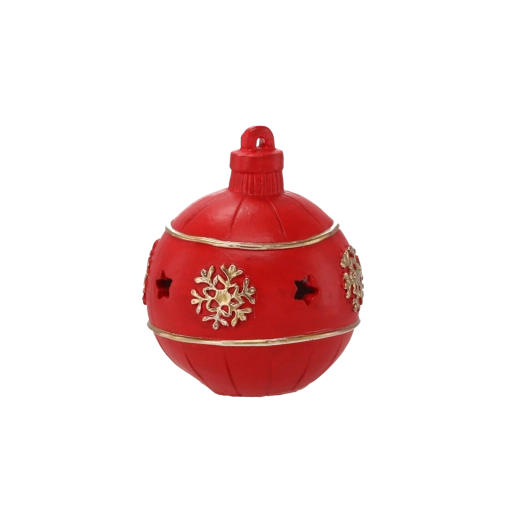 Kerst LED-versiering rood 13 cm