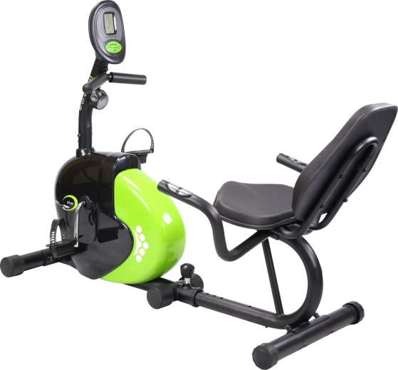 Magnetische ligfiets HMS zwart-groen