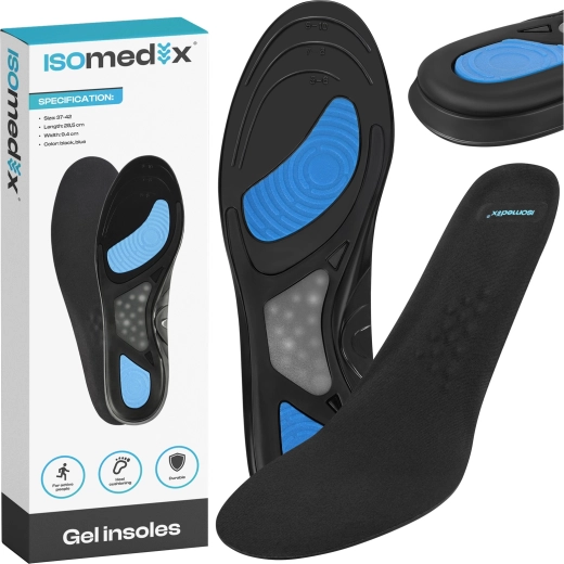 Gel-inlegzolen met demping voor schoenen Isomedix 37–42