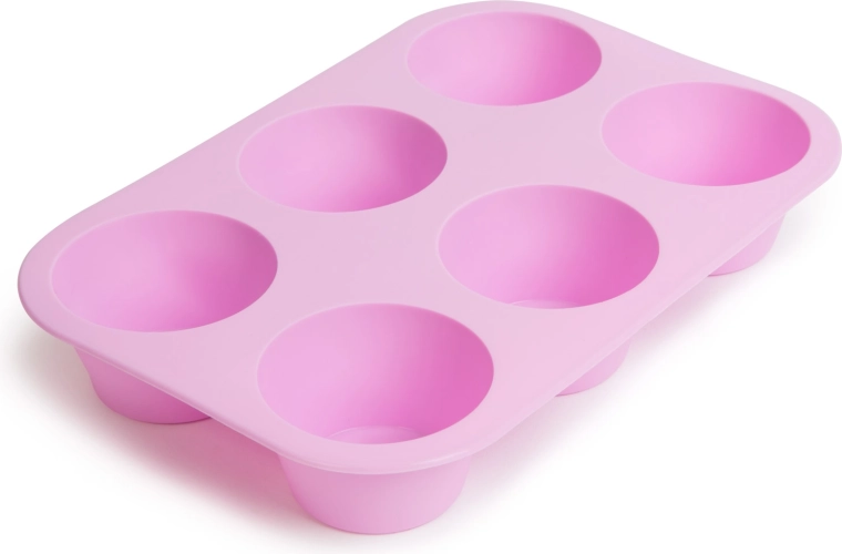 Siliconen bakvorm voor 6 muffins
