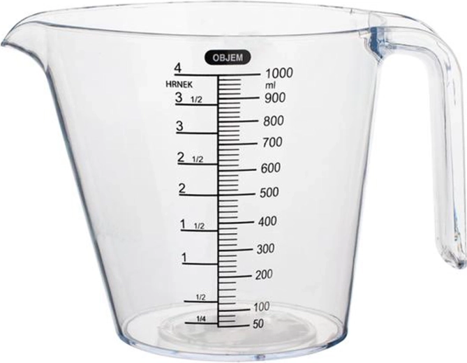 Kunststof maatbeker 1 l