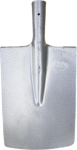 Vierkante schop zonder steel met hamerslaglak