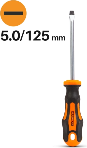Platte schroevendraaier 5,0 × 125 mm