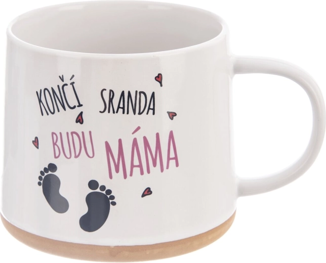Keramische mok Ik word mama 0,63 l