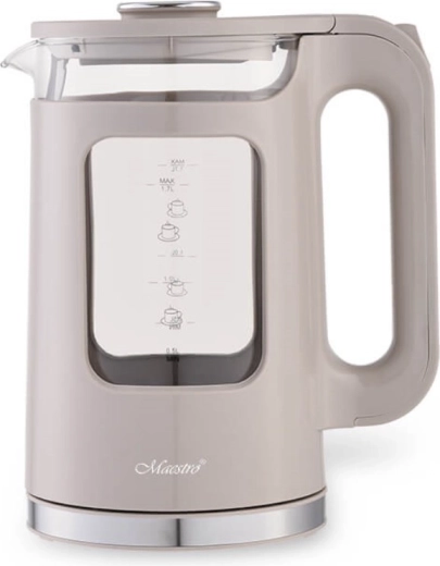 Glazen elektrische waterkoker 1,7 l 2200 W Maestro