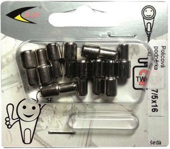 Meubelsteun 7/5 verzinkt, 10 stuks blister