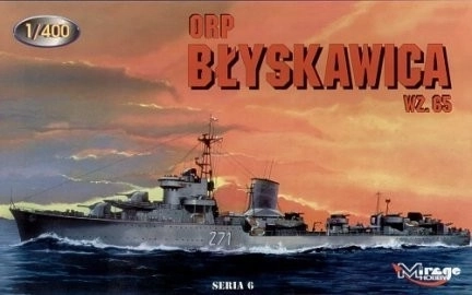 Kunststof model ORP Błyskawica wz. 65
