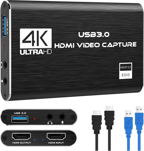 Renew force usb 3.0 hdmi-kaart voor video-opname full hd 1080p/60 fps met hdmi loop-out
