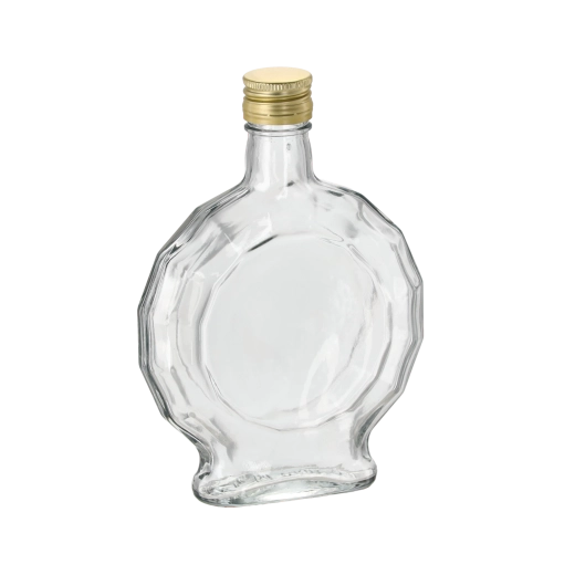Glazen fles Medalion 250 ml met schroefdop