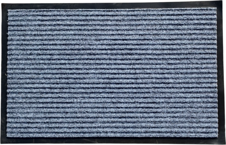 Textiele entreemat grijs 43 × 68 cm