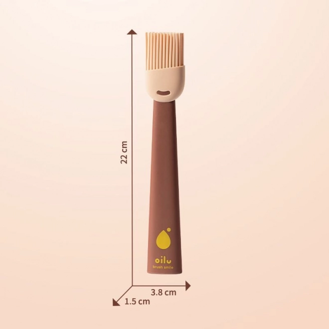 Siliconen bakkwast voor taarten en vlees - bruin