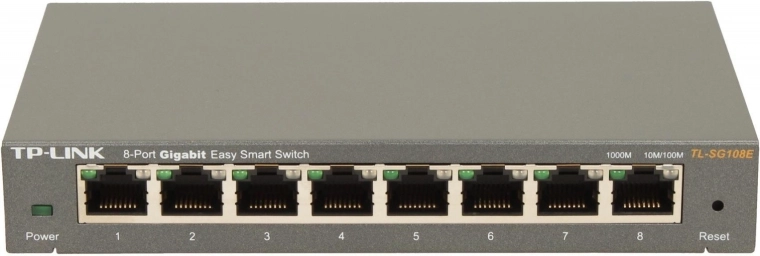 8-poorts gigabit Easy Smart-switch TP-Link TL-SG108E
