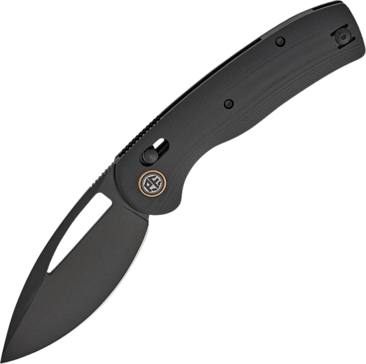 Vouwmes Petrified Fish Viper 8,9 cm, Black Stonewash, G10, zwart