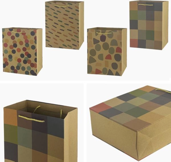 Cadeautas 32 × 26 × 12 cm – mix motieven