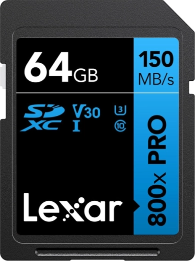 Lexar Professional 800x Pro SDXC geheugenkaart 64 GB