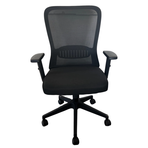 Ergonomische bureaustoel DIANO, mesh, in hoogte verstelbaar met armleuningen