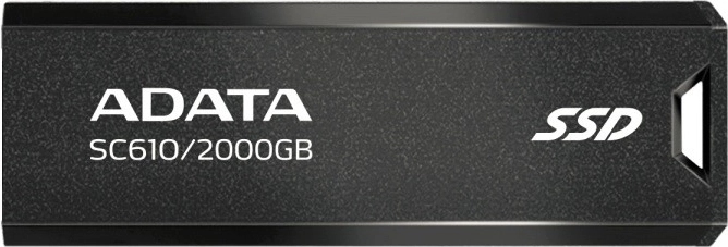 Externe SSD-schijf ADATA SC610 2000 GB USB 3.2 Gen2 zwart