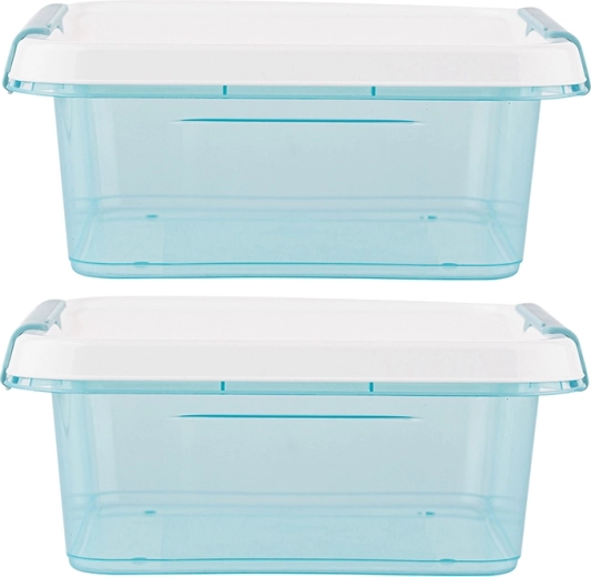 Arcticline set vierkante bewaardozen voor voedsel 2× 2 l