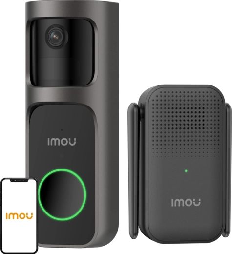 Imou Doorbell 2S-kit draadloze videodeurbel 2K