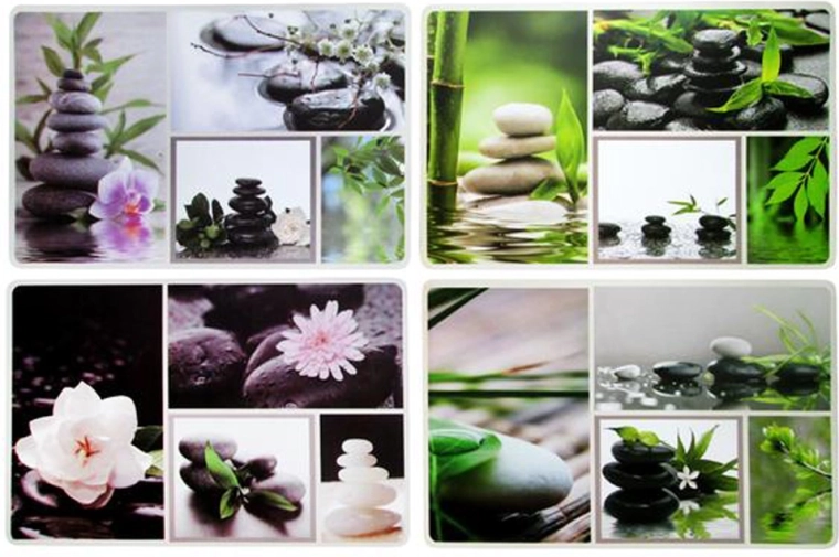 Kunststof placemat TORO tuin, 28,5 × 44 cm, mix van motieven