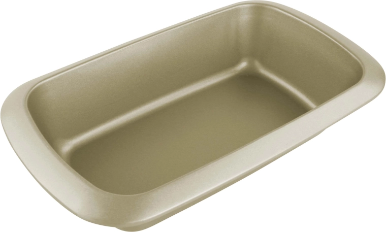 Kitchisimo bakvorm van koolstofstaal 29 × 17 × 6,3 cm, goudkleurig