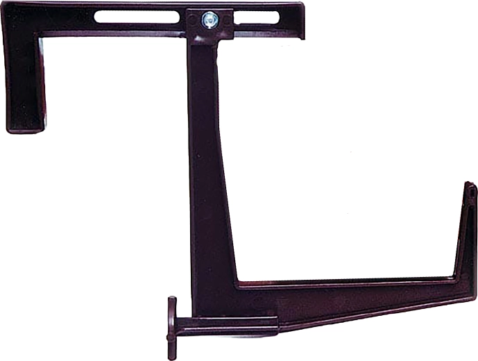 Verstelbare balkonhouder voor bloembakken 15 × 13 cm, terracotta