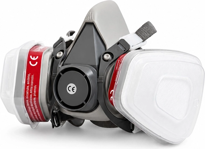 Beschermend halfgelaatsmasker RENEW FORCE 410 met filters A1 en P3R - 1 stuk