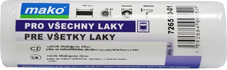 Schilderrol van schuim 100 mm MAKOPOREN