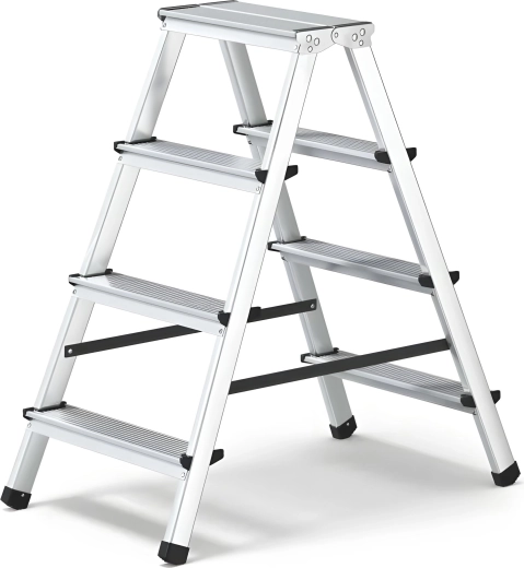 Dubbelzijdige aluminium trap 2x4 HOME