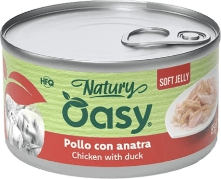 Oasy Natury Soft Jelly kip met eend 150 g