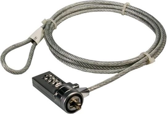 Veiligheidskabel voor laptop met cijfercombinatieslot