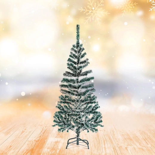 Besneeuwde kunstkerstboom 150 cm