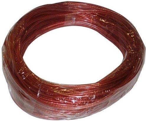 Waskoord 60 m met staalkabel en kunststof coating, mix van kleuren